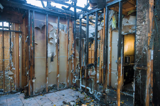 Professional Emergency Fire Cleanup technician working in Monroe Township, NJ
